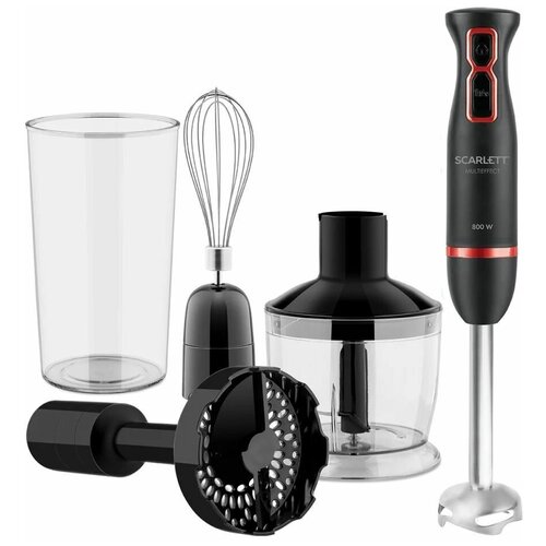 SCARLETT SC-HB42M44 черный С красным 240200₽