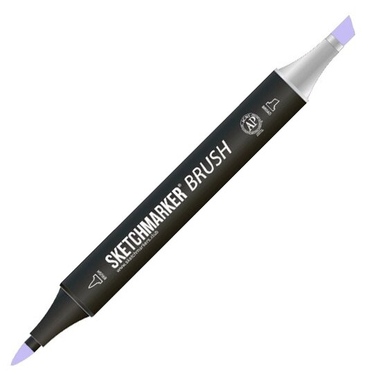 Маркер Sketchmarker Brush двухсторонний на спирт. основе цв. V23 Фиалковый