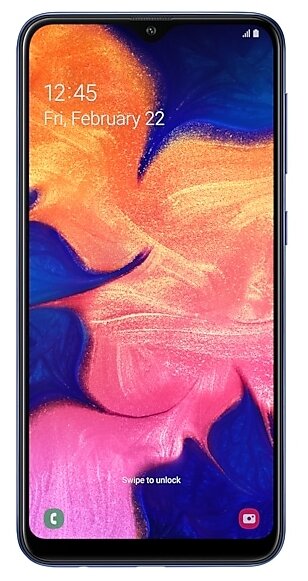 Купить Смартфон Samsung Galaxy A10 синий (SM-A105FZBGSER) по низкой цене с доставкой из маркетплейса Беру