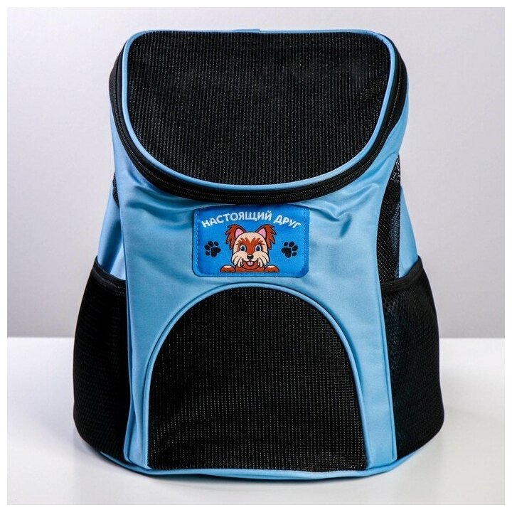 Рюкзак для переноски животных «Лучший друг» 31х23х30 см - фотография № 3