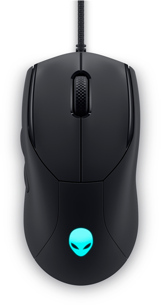 Мышь Dell Mouse AW320M Alienware; Gaming; Wired; USB; Optical; 19000 dpi; 6 butt; black (570-ABMS)