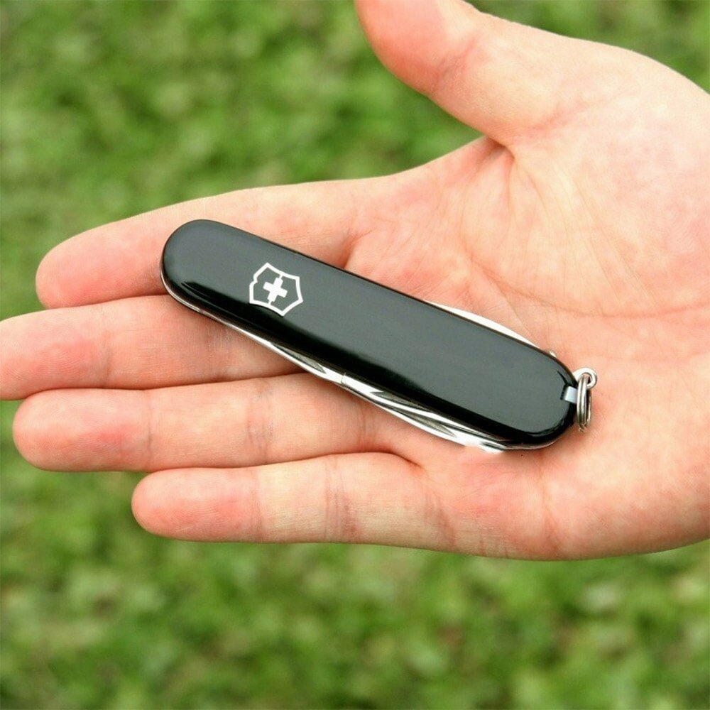 Нож перочинный Victorinox Spartan (1.3603.T) 91мм 12функций красный полупрозначный карт.коробка - фото №16