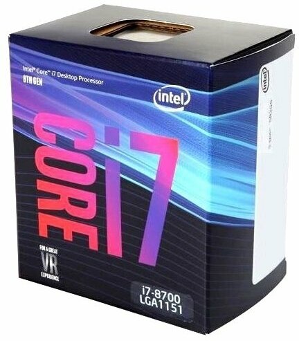 Процессор Intel Core i7-8700 LGA1151 6 x 3200 МГц