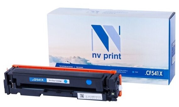 Тонер-картридж NV Print CF541X Cyan для Hewlett-Packard Color LaserJet Pro M254dw/M254nw/MFP M280nw/M281fdn/M281fdw (2500k)