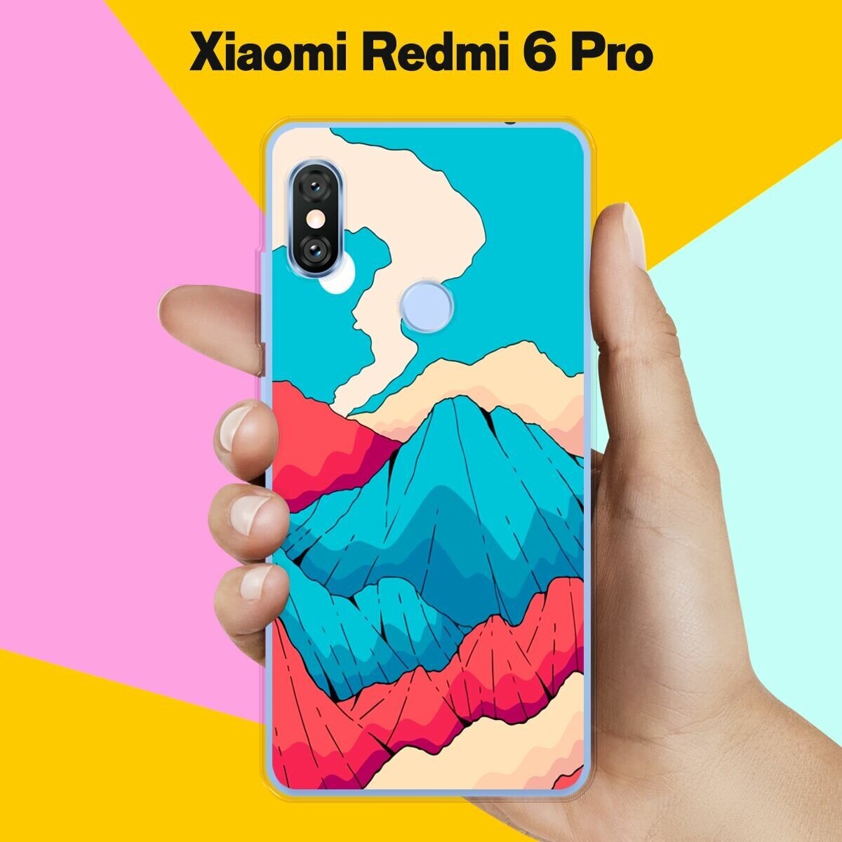 Силиконовый чехол на Xiaomi Redmi 6 Pro Пейзаж 50 / для Сяоми Редми 6 Про