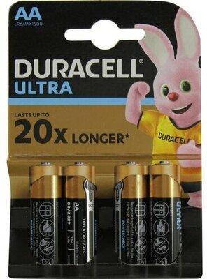 Piles Duracell Ultra Power - AA - LR6 - AvenueBoutique