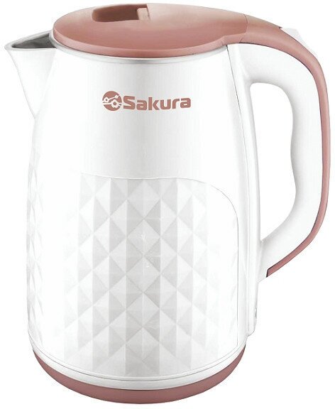 Чайник SAKURA SA-2165WBG белый/бежевый