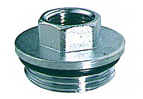 Переходник концевой FAR 1" НР x 3/4" ВР хром FK 4200 134