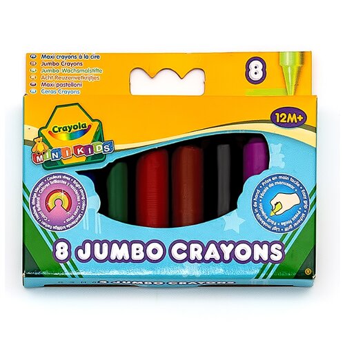 Crayola Мелки восковые для малышей 8 шт 8 цв. 0080 7030100287