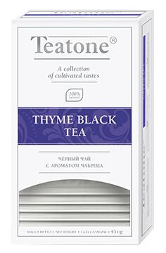 Чай черный Teatone с чабрецом 25 пак - фото №3