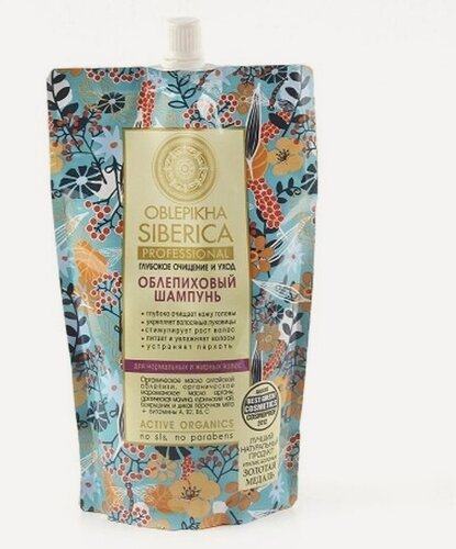 Изображение товара Шампунь для нормальных и жирных волос Natura Siberica Облепиховый, 500 мл (дой-пак)