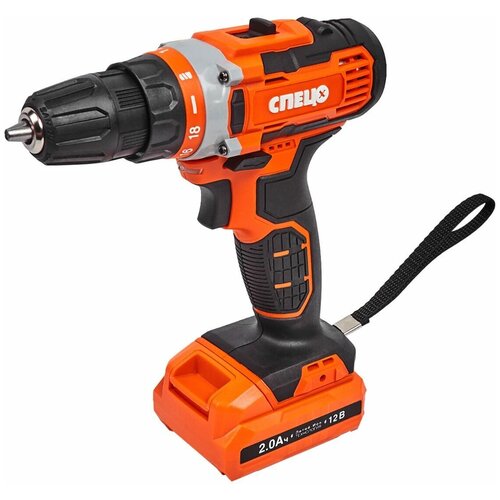 Дрель-шуруповерт аккумуляторная Спец БДА-12-2 12 В Li-Ion 2x2 Ач 528200₽