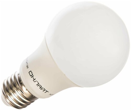 Лампа светодиодная 61 140 OLL-A60-10-230-6.5K-E27 10Вт грушевидная онлайт 61140 (упаковка 5 шт)
