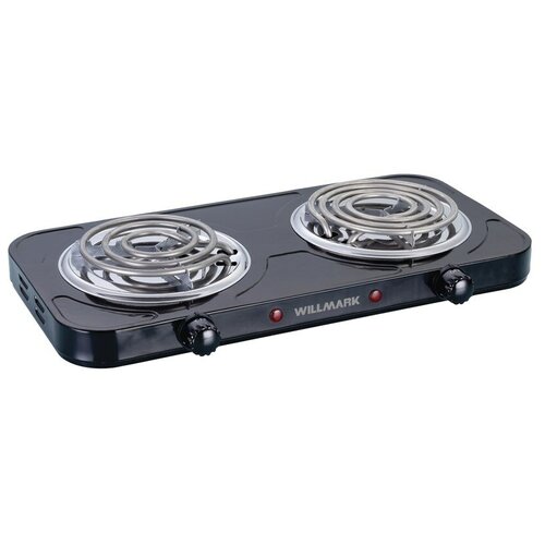 Плита элек WILLMARK НS-215Т 2 спир конф145 mm1000Вт1501500Вт корп из нерж стали черный Черный 198700₽