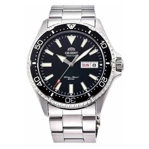 Наручные часы ORIENT Diver 39078, серебряный, черный orient diving sport automatic ra aa0008b19b