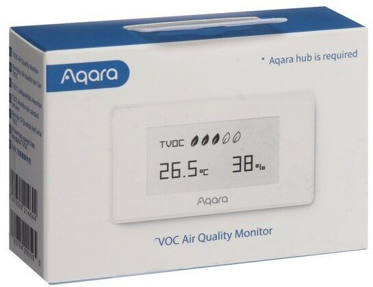 Монитор качества воздуха Aqara TVOС AAQS-S01 - фотография № 7