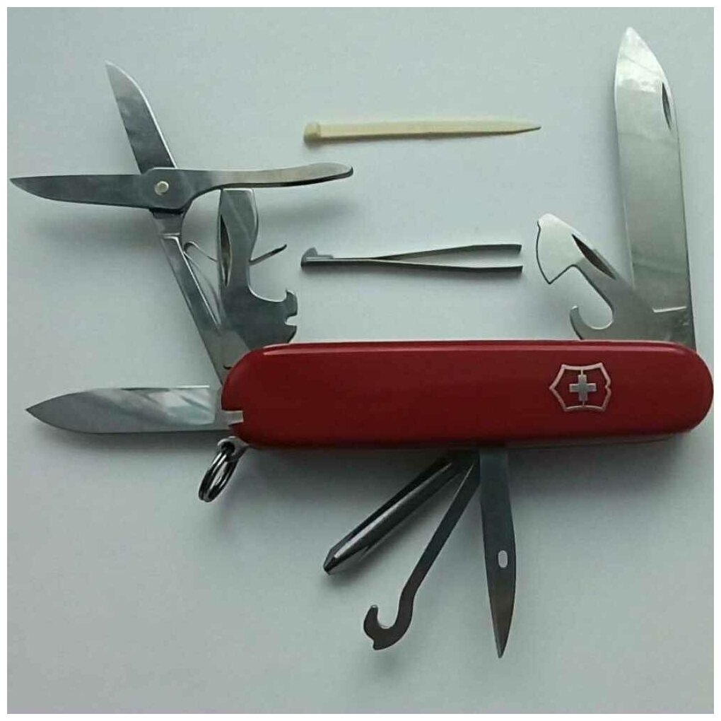 Нож перочинный Victorinox Super Tinker (1.4703) 91мм 14функций красный карт.коробка - фото №19