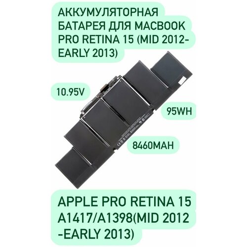 Аккумулятор A1417 для MacBook Pro Retina 15