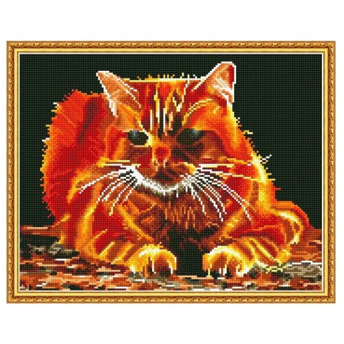 фото Molly набор алмазной вышивки огненный (km0632) 40х50 см