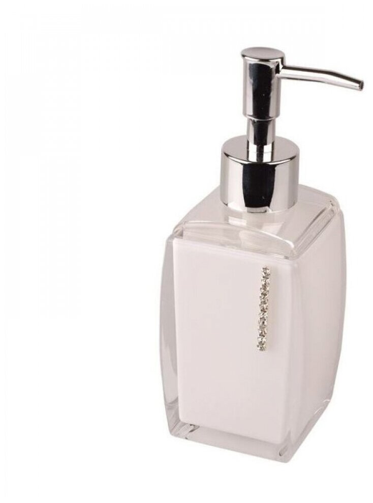 Дозатор для жидкого мыла better plastic a9183 white cristal