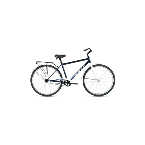 Велосипед SKIF CITY 28 HIGH (28 1 ск.) 2022, темно-синий/серый, IBK22OK28031 велосипед skif city 24 vv 24 1 ск рост 16 2022 голубой белый rbk22sk24001