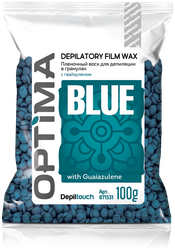 DEPILTOUCH PROFESSIONAL Optima Blue Пленочный воск для депиляции в гранулах, 100 гр