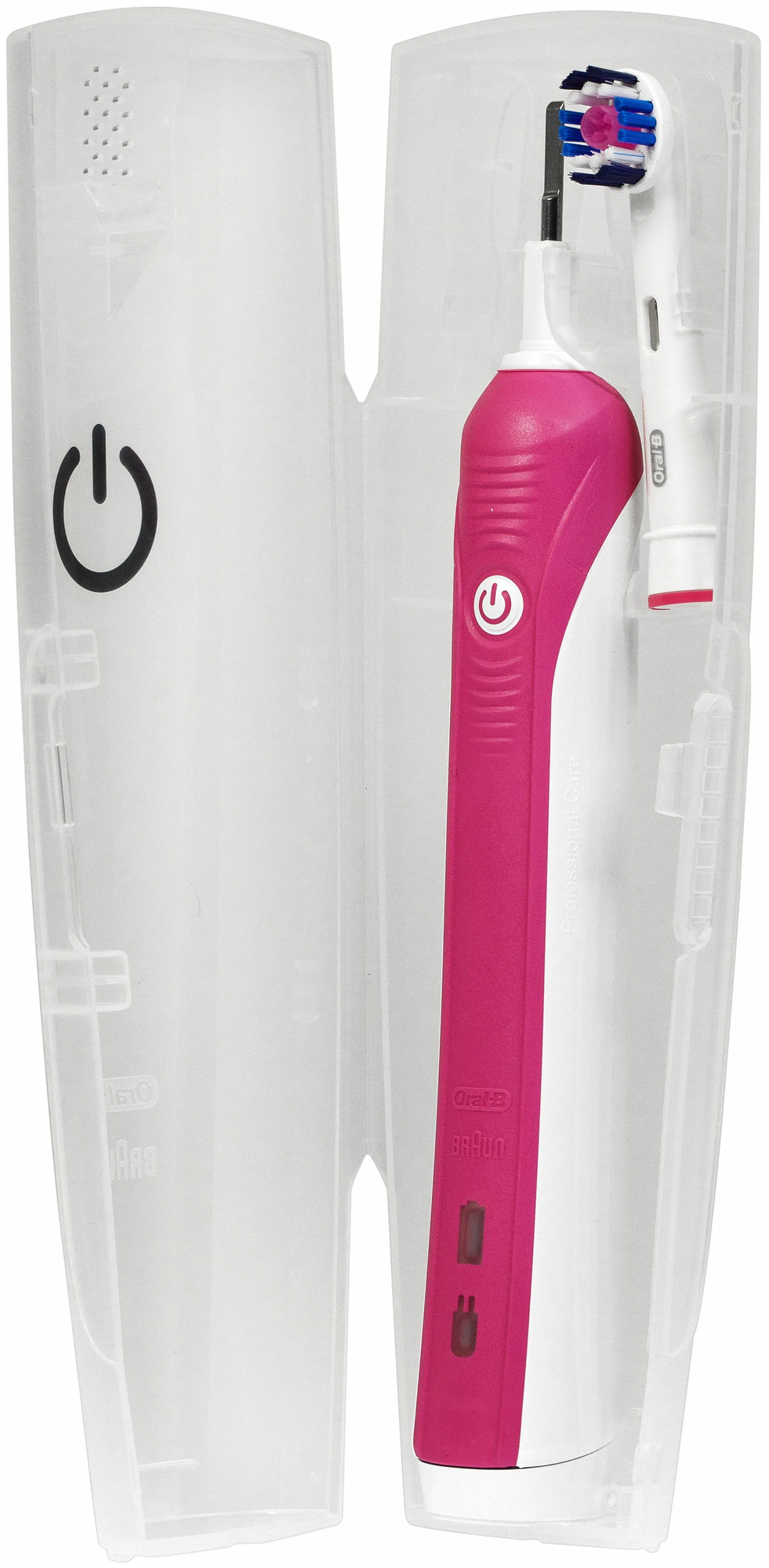 Электрическая зубная щетка Oral-B Pro 750 3D White, pink - фотография № 3