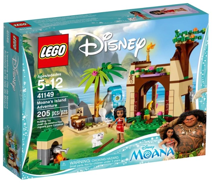 Конструктор LEGO Disney Princess Приключения Моаны на затерянном острове (41149)