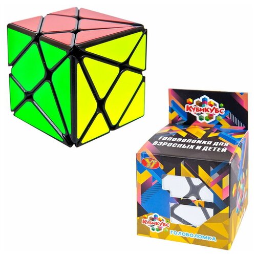 Головоломка Junfa Кубикубc Треугольники в кубе, в коробке, 6 см
