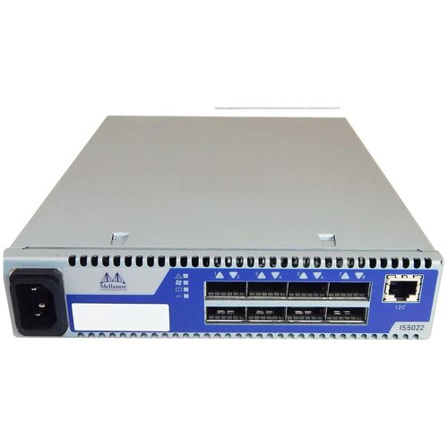 Коммутатор Mellanox IS5022 40Gbs InfiniBand 8 QSFP портов 2850000₽