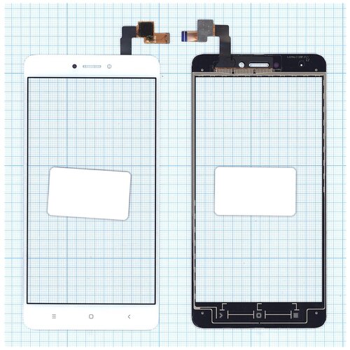 сенсорное стекло тачскрин для xiaomi redmi note 4x белый Сенсорное стекло (тачскрин) для Xiaomi Redmi Note 4X белое