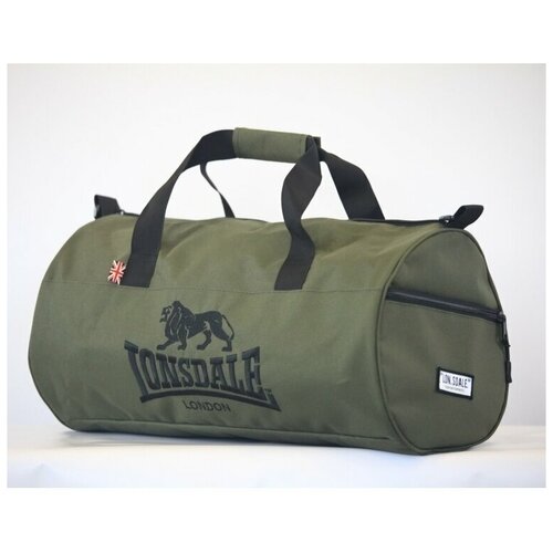 Сумка спортивная LONSDALE 415449, 25х48х25 см, хаки