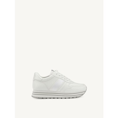 фото Ботинки на шнурках женские tamaris, белый 36