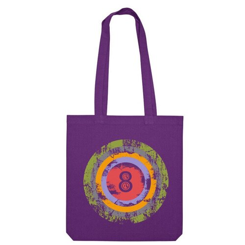 фото Сумка шоппер us basic, фиолетовый