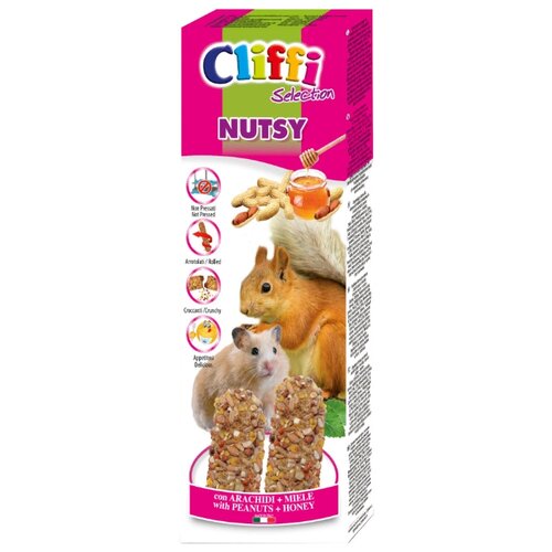 Лакомство для Cliffi Selection nutsy ( peanuts + honey), 110 г