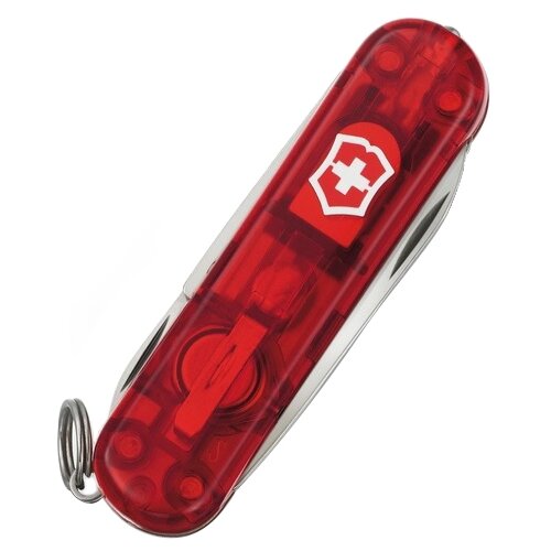 Нож брелок Victorinox Swiss Lite 0.6228.T2 синий полупрозрачный