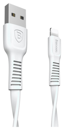 Кабель Baseus Tough series USB - Lightning (CALZY) 1 м white