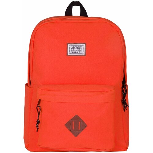 фото Рюкзак / street bags / 7231 розетка на кармане 41х12х31 см / оранжевый неон