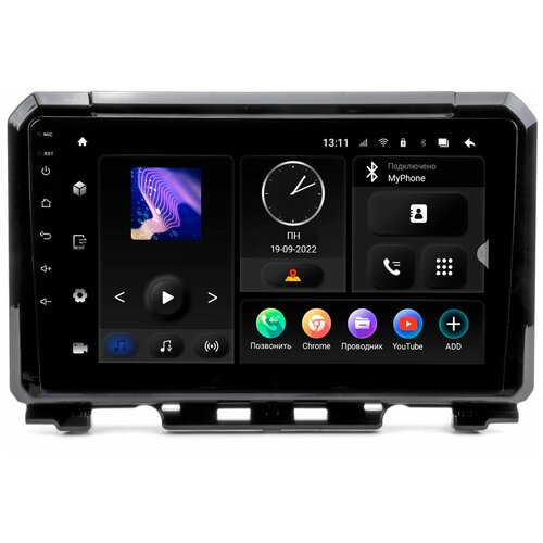 Магнитола Сузуки Джимни / Suzuki Jimny 19+ Android 10, Bluetooth, Wi-Fi, с экраном 9 дюймов / Incar TMX-1701-6