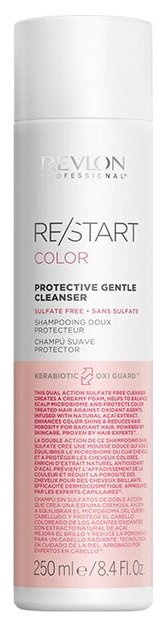 Revlon Restart Color: Шампунь для нежного очищения окрашенных волос (Protective Gentle Cleanser Shampoo), 250 мл