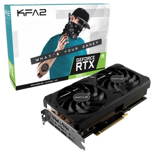 KFA2 RTX3060Ti CORE PCI-E 8GB GDDR6X 256-bit w/HDMI/DP/DP/DP/CoolingFan (36ISM6MD2KCK) (151052) 36ISM6MD2KCK