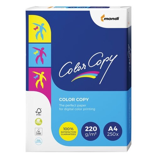 Бумага Color Copy A4 Office 220 г/м², 250 л, 58 мм, белый color copy glossy 170 г м2 sra 3 320x450 мм 250 листов