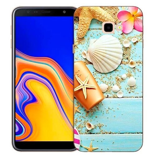 фото Чехол Gosso 731394 для Samsung Galaxy J4+ (2018) пляжный натюрморт