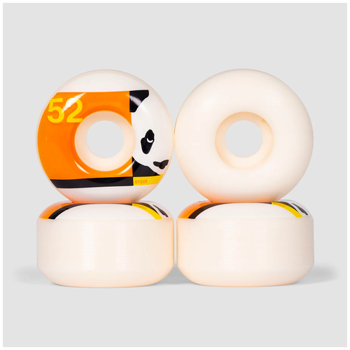 Колеса для скейтборда Enjoi box panda orange, размер 52мм, жесткость 99a