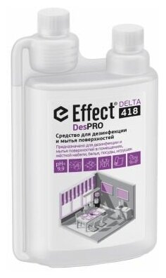 Средство для дезинфекции и мытья поверхностей 1 л Effect DesPro 418