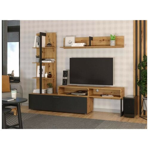 JUNO гостиная Дуб Артизан/Черный