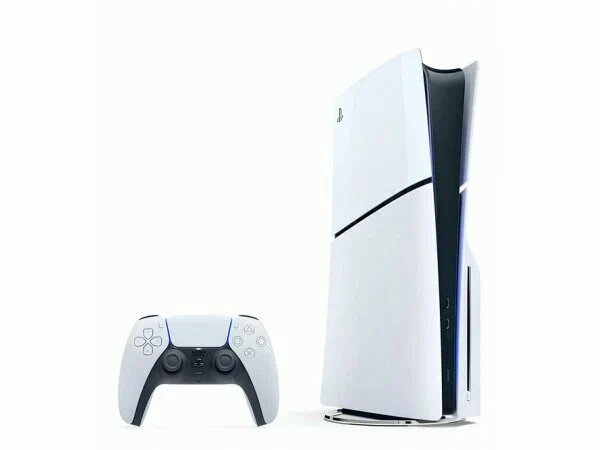 Игровая приставка Sony PlayStation 5 Slim, с дисководом, 1000 ГБ SSD, без игр, белый