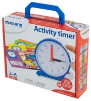 Часы Miniland Activity Timer в чемоданчике 95282