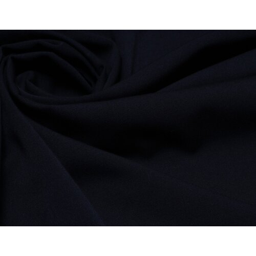 Ткань кулирка с лайкрой Вискоза трикотажная, цвет темно-синий, ширина 180 см длина 100 см