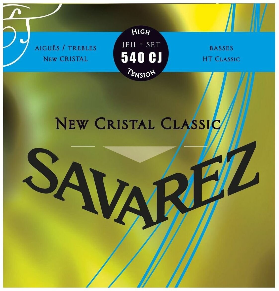 Savarez 540CJ New Cristal Classic Blue high tension струны для кл. гитары нейлон